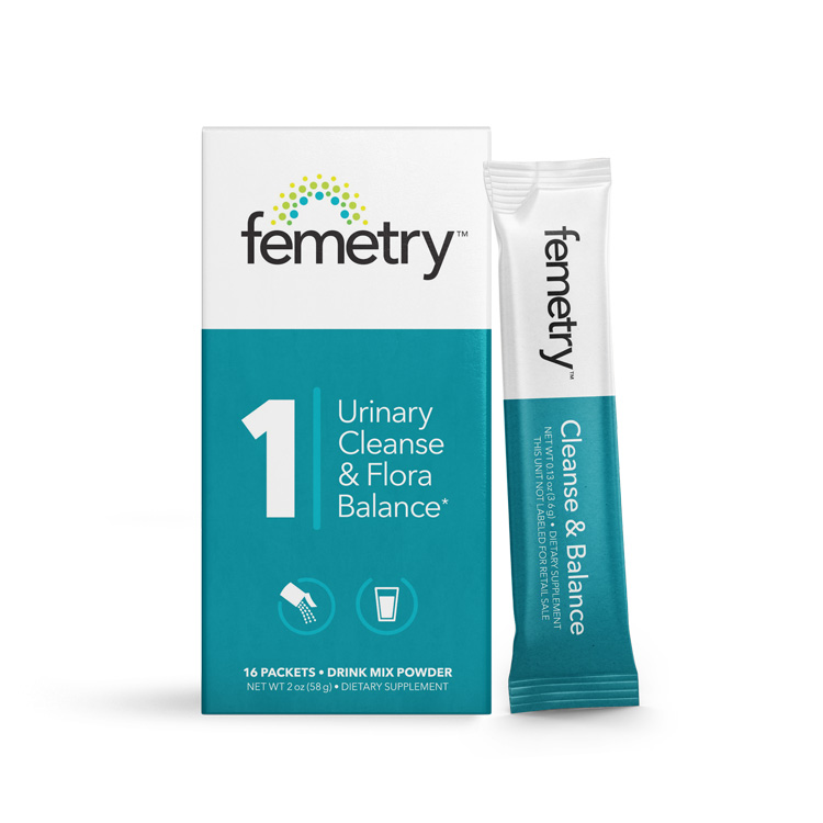 Femetry Urinary Cleanse and Flora Balance 16packs Carton